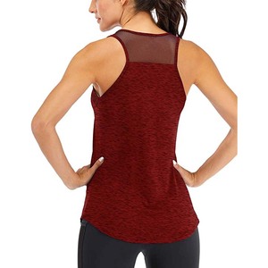 Women’s Racerback Workout Tank <b>Top</b> Seamless Breathable Yoga Fitness Sleeveless Activewear Shirt - Product Image 2