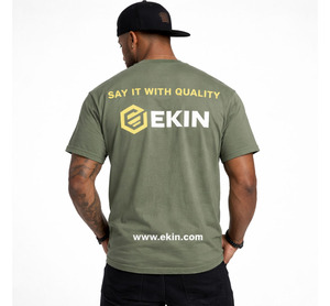 เสื้อยืดสตรีทแวร์ผู้ชายทรงบ็อกซี่ พิมพ์ลาย สกรีนลาย ขาดๆ แบบวินเทจ ผลิตตามสั่ง ผ้าฝ้าย 100% - Product Image 4