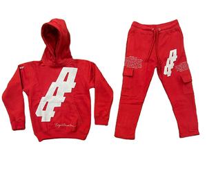 Survêtement 100% coton Logo imprimé personnalisé pull doux décontracté sweats à capuche pour hommes survêtement ensemble sweats à capuche surdimensionnés survêtement pour hommes - Product Image 1