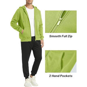 Top Trendy Breathable New Arrival High Quality Best Service Reasonable Hood Neck Price Sportswear Sweatshirt Men <b>Zipper</b> <b>Hoodies</b> - Product Image 5