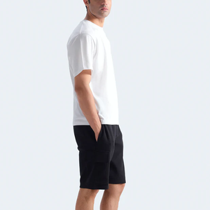 Jersey en coton respirant à épaules tombantes, silhouette architecturale - Product Image 3