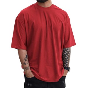 Camiseta Deportiva Informal de Manga Corta con Cuello Redondo de Poliéster Extra Grande para Hombre, Transpirable, de Color Sólido, para Fitness y Culturismo - Product Image 5