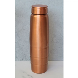 Eco-Friendly Ayurvedic Copper <b>Water</b> <b>Container</b> Contemporary Solid Copper Drinkware - Product Image 1