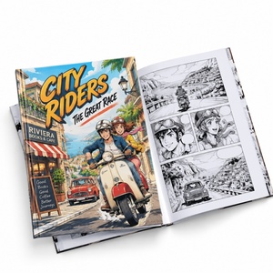 Custom Comic Book Printing Softcover Full Color English Manga Anime Comics for Adults Kids Collection - Product Image 1