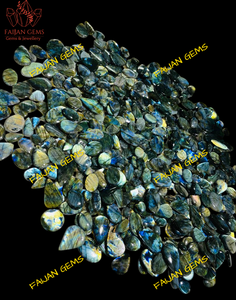 Cabujón de Labradorita Natural de Alta Calidad, Piedras Preciosas Sueltas Hechas a Mano para Joyería, FAIJAN GEMS Modelo 005, Tercera Marca - Product Image 2