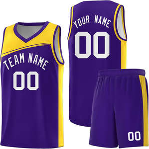 Uniformes de Baloncesto Personalizados al Por Mayor, Hechos a Medida, 100% Poliéster, Jersey y Pantalones Cortos, Ropa Deportiva, Conjunto de Jersey para Deportes al Aire Libre - Product Image 6