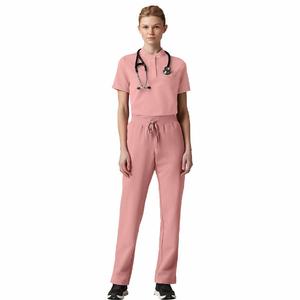 OEM ODM Classic Design Women Healthcare <b>Doctor</b> Uniform Clinical Hospital Pharmacy Scrubs Top Nursing Uniform - Product Image 2