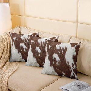 Housse de coussin en coton à motif animalier, rectangulaire, style nordique, décoration d'intérieur, respirante, imprimée, fermeture enveloppante - Product Image 4