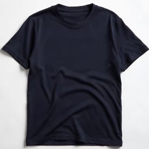 High Quality Men's Hip Hop T-<b>Shirt</b> Casual Loose Oversized Neck Knitted 100% Cotton Breathable Quick Dry Print 300 Grams - Product Image 1