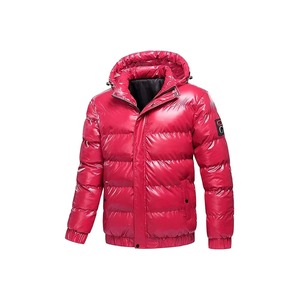 New Arrival <b>Men's</b> Warn Winter Shiny Quilted Puffer <b>Jacket</b> Windbreaker Padded Thick Hooded Bubble Padded <b>jacket</b> for <b>men</b> - Product Image 3