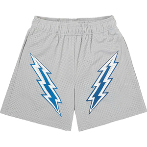 Shorts de sport pour hommes personnalisés OEM, en toile solide respirante, avec taille élastique, séchage rapide, style streetwear, en maille premium - Product Image 4