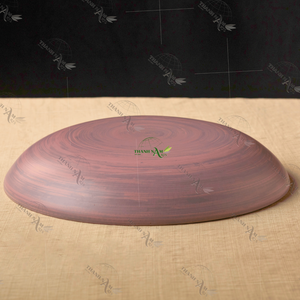 Assiette à manger en bambou écologique classique du Vietnam durable et biodégradable pour les fêtes - Product Image 3