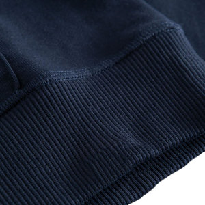 Sudadera con Capucha de Felpa de Algodón Azul Marino para Hombre, Personalizada con Logotipo, de Alta Calidad, Estilo Urbano Informal para Invierno - Product Image 3