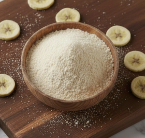 Polvo de Plátano Liofilizado Orgánico de Origen Indio, Textura Fina, Alta Solubilidad, Grado Alimenticio y para Bebidas, Suministro a Granel - Product Image 1