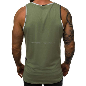 Débardeur de sport pour homme sur mesure en 3D, vêtements de sport respirants, anti-UV, séchage rapide, 100% coton - Product Image 2