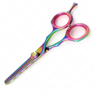 Ciseaux professionnels de coiffure arc-en-ciel de 6 pouces en acier inoxydable pour salon de coiffure - Product Image 6