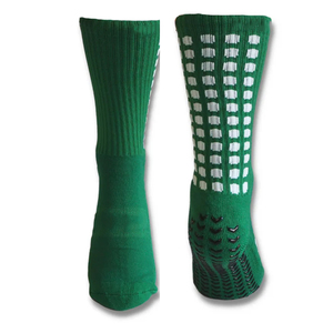 Green Athletic Knee High Breathable Anti-Bacterial Non-Slip Football Basketball Sports <b>Socks</b> with Cuff and Bottom Design <b>Winter</b> - Product Image 1
