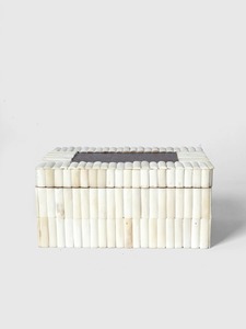 Handcrafted Bone Inlay Decorative <b>Storage</b> Box Set Textured Mosaic Pattern Jewelry Organizer Keepsake Box for Home Decor And Gift - Product Image 3