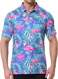 Men's Golf Dry for <b>Shirt</b> with Print Design Wholesale Navy Blue Cotton Anti-Wrinkle Custom - Product Image 2