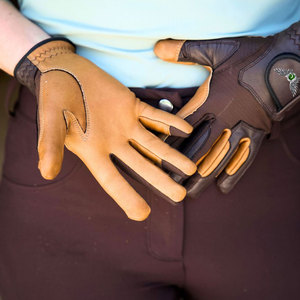 Guantes Ligeros para Montar a Caballo con Dedos Táctiles y Material Resistente al Desgaste en la Palma, Guantes Profesionales para Equitación - Product Image 3