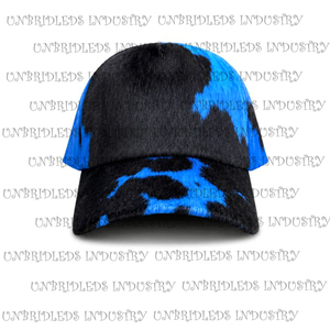 Gorra de Béisbol Deportiva de Cuero Vacuno Auténtico, Transpirable e Impermeable, Tendencia 2026 - Negro/Azul, Todas las Tallas Disponibles - Product Image 2