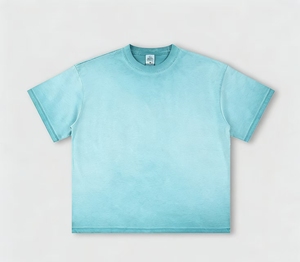 เสื้อยืดคอกลมแขนสั้นสีดำสำหรับผู้ชาย ทรงปกติ ระบายอากาศได้ดี ผลิตจากผ้าโพลีเอสเตอร์ถัก สวมใส่สบาย สีพื้นเรียบง่าย เสื้อผู้ชายสไตล์วินเทจ รุ่น 250 - Product Image 4