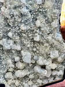 Large Polished Natural Blue Grey Apophyllite Chalcedony <b>Crystal</b> 25" Sparkling Meditation Stone for Home Decoration - Product Image 6