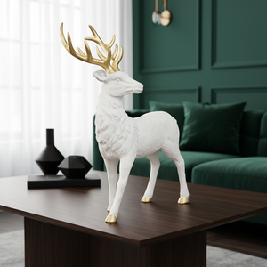 Estatua de Ciervo de Resina de Estilo Nórdico para Decoración de Sala de Estar o Mueble de TV - Product Image 3
