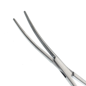 Pinzas Crafoord de 7 Pulgadas con Mordazas Curvas Longitudinales Serradas de 65 mm, Instrumento Quirúrgico de Acero Inoxidable para Agarrar y Sujetar - Product Image 4