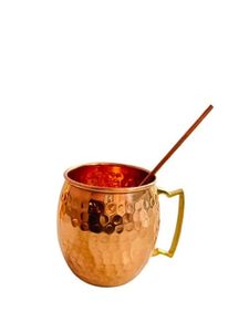 Brilliant Copper Moscow Mule <b>Mugs</b> Crafted For Ice Cold Cocktails Perfect Drinkware For Kitchen Bar And Social Events - Product Image 3