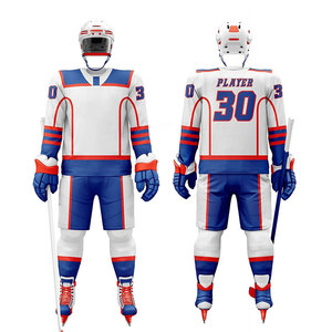 ชุดฮอกกี้น้ำแข็งรุ่นใหม่ปี 2026 บริการสั่งทำแบบ Sublimation OEM ผ้าโพลีเอสเตอร์ 100% ระบายอากาศได้ดี แห้งเร็ว คุณภาพสูง สำหรับผู้ใหญ่ทุกเพศ - Product Image 1
