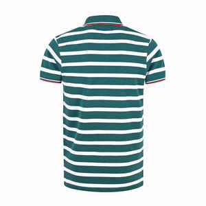 Polo de Poliéster de Alta Calidad, Corte Ajustado, para Hombre, con Logotipo Personalizado Bordado, Diseño en Blanco para Sublimación - Product Image 2