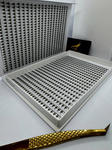 VIETKINGLASH 8D XXL Pestañas de Volumen Hechas a Mano, 0.07mm 15mm, Extensiones de Pestañas de Mega Volumen, Abanicos Preformados de Larga Duración - Product Image 4