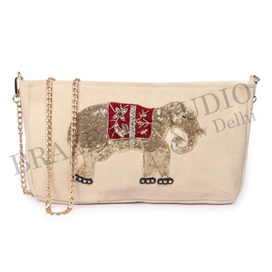 New Arrival BRAZEAL STUDIO Velvet Fashion Designer Women Single Beaded Geometric Pattern Shoulder Clutch Purse Cover Daily Life - Product Image 3