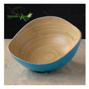 Tazones de Bambú Ligeros Personalizables, Hechos a Mano, Ecológicos, Diseño Clásico, Vajilla para el Hogar, Fiestas, Ensaladas, Sopas, Fideos, OEM - Product Image 1
