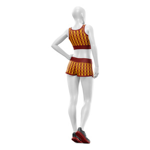 Conjunto Deportivo de 2 Piezas para Mujer, Top Deportivo y Pantalones Cortos, para Yoga, Ejercicio, Secado Rápido, Sin Costuras, Ropa Deportiva Ecológica, OEM, ODM - Product Image 5