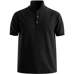 เสื้อโปโลปักโลโก้ตามสั่ง แขนสั้น สำหรับผู้ชาย สวมใส่ได้ทั้งแบบลำลองและธุรกิจ ชุดยูนิฟอร์ม เสื้อกอล์ฟ ระบายอากาศได้ดี ซับเหงื่อ ผลิตแบบ OEM - Product Image 2