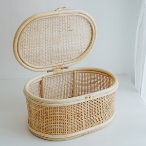 Eco-friendly Rattan <b>Baskets</b> <b>for</b> Gifts Gift <b>Hamper</b> <b>Baskets</b> <b>for</b> Ramadan Eid Holiday Made in Vietnam Cheap Price - Product Image 3