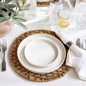 Vietnamese Woven Natural Seagrass <b>Round</b> Dinning Table Mat Charge Plate Table <b>Placemats</b> for Event Party Table Decorations - Product Image 3