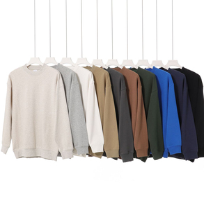 Sudadera de hombre de algodón mezclado, transpirable, de corte holgado, estilo básico, recién llegada, con bordado personalizado, en venta. - Product Image 2