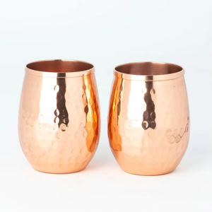 Proveedor mayorista de tazas de cobre para beber, taza de cóctel de cobre de 500 ml al mejor precio, taza de cobre muy vendida - Product Image 1