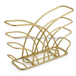 Elegant Metal Napkin Holder For Dining <b>Table</b> Decor Modern Durable Rustproof Stylish Home Kitchen Organizer Accessory - Product Image 2
