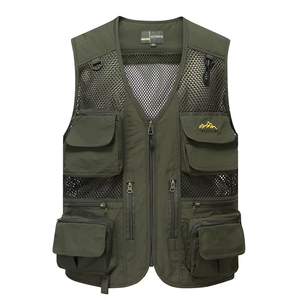 Gilet de chasse et de travail décontracté pour homme 2026, multi-poches, camouflage, idéal pour les voyages et la photographie en extérieur - Product Image 2