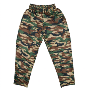 High Quality Custom <b>Men</b> Drawstring <b>Camo</b> Pants Streetwear Embroidery Logo <b>Men</b> Sweatpants Camouflage Tactical <b>Cargo</b> Trousers - Product Image 3