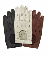 Gants de conduite et d'équitation unisexes en cuir véritable, légers, respirants, imprimés sur mesure, de haute qualité, pour l'extérieur et la mode