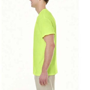 Camisetas de Hombre de Poliéster y Algodón, Lisas, Extra Grandes, de Manga Corta, Deportivas, Casuales, Cuello Redondo, Color Sólido, Ropa de Verano - Product Image 3