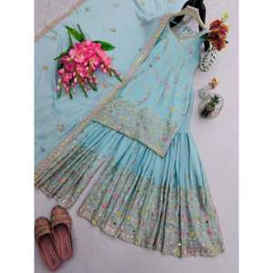 ชุดสูทงานปาร์ตี้สำหรับผู้หญิงดีไซน์เนอร์ชุดสูทงานปาร์ตี้ปักด้ายเสื้อผ้าตอนเย็นสุดหรู - Product Image 2