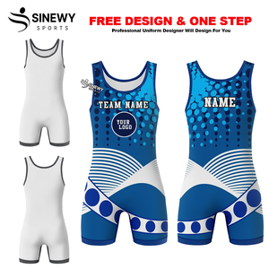 2026 New Custom Men's Wrestling Singlets Stretch Quick Dry Breathable Heat-Transfer Front Logo Durable Lightweight Shrink-Proof - Product Image 3