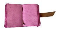 Carnet en cuir unisexe marron format A4, 100 feuilles, écologique, non ligné, bords festonnés, gaufré, emballé dans une boîte cadeau, idée cadeau