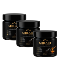 Shilajit himalayen aux herbes et au miel 30g – Extrait de shilajit résineux en pot pour le bien-être quotidien et le soutien de l'énergie et de l'endurance